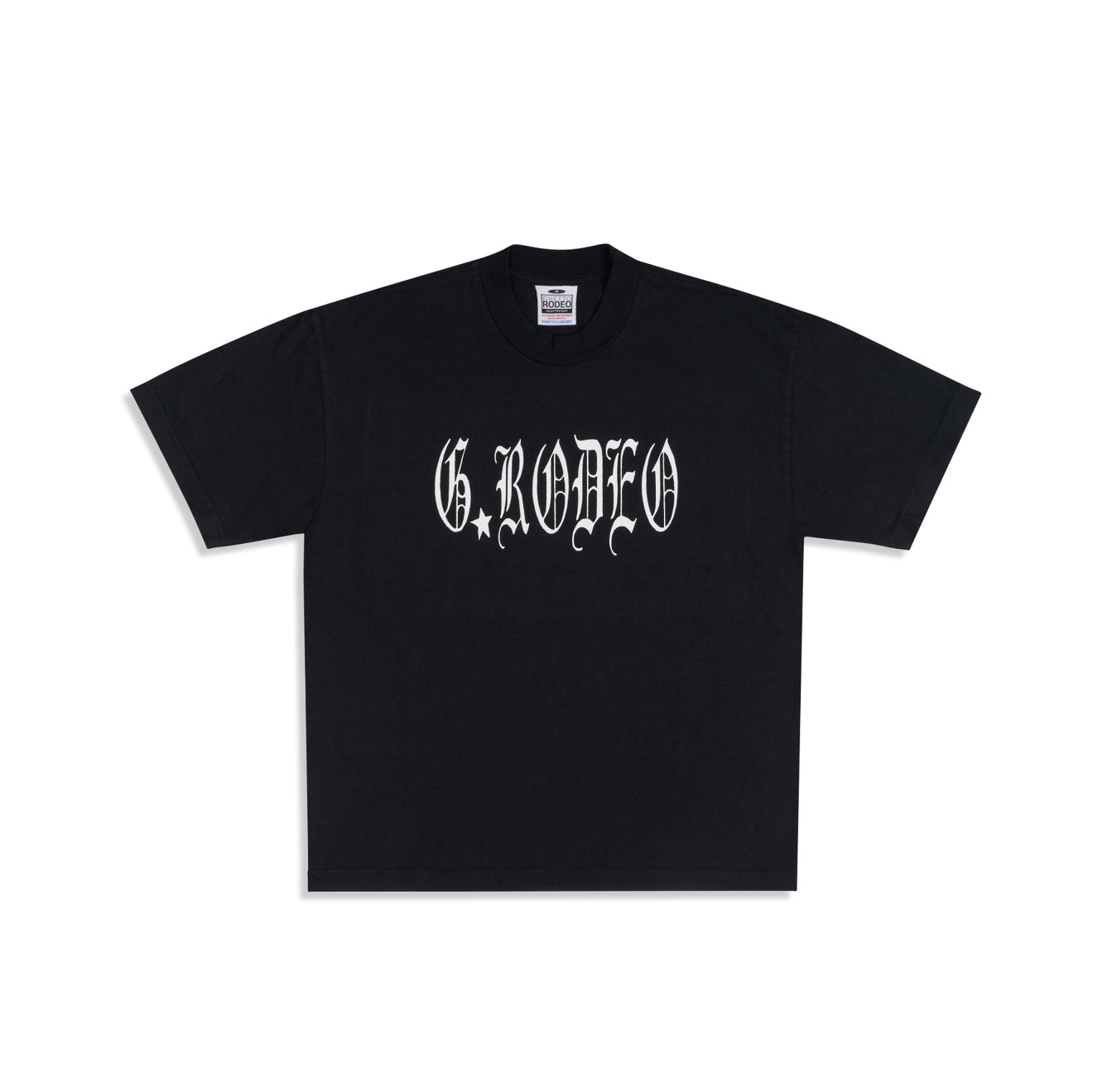 GHETTO RODEO LOGO TEE BLACK