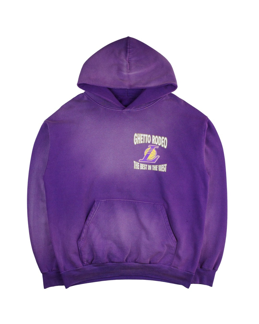 DA BLOCK IS HOT FADED HOOD PURPLE