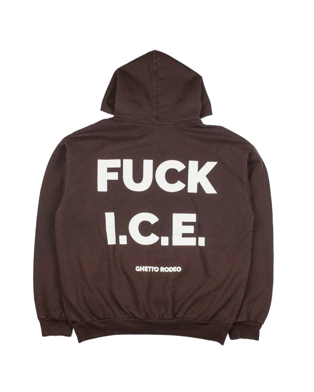 FUCK ICE HOOD CHOCOLATE