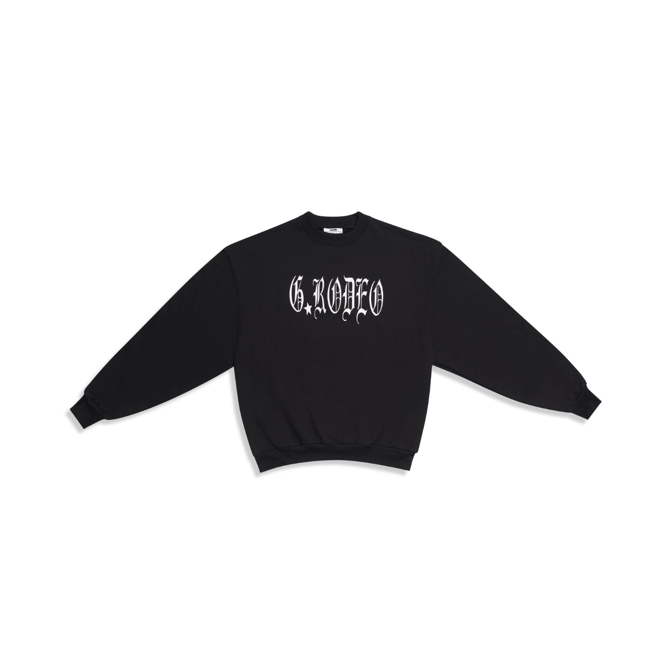 GHETTO RODEO LOGO CREW BLACK