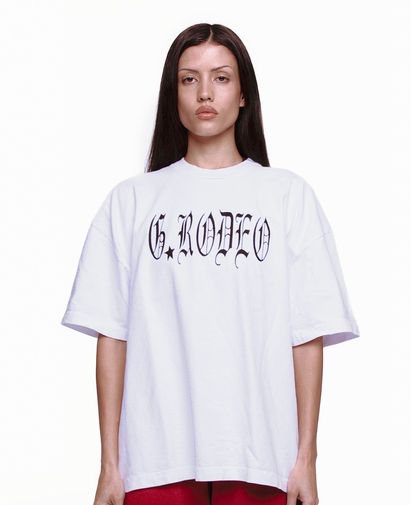 GHETTO RODEO LOGO TEE WHITE
