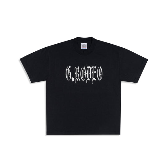 GHETTO RODEO LOGO TEE BLACK